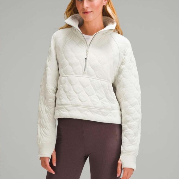 lululemon athletica Tops - Lululemon Scuba Oversized Quilted Half-Zip sweatshirt